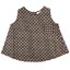 baby top havana - licorice button print│Caramel Baby and Child
